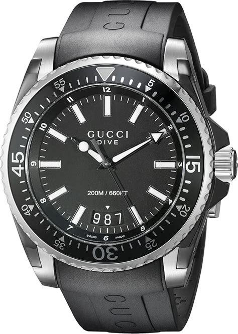 gucci ya136204|Gucci Men's Watch Dive YA136204A .